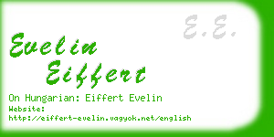 evelin eiffert business card